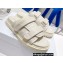 Dior Dio(r)evolution Slides in Quilted Cannage Calfskin White 2022