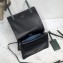 Prada Etiquette Crocodile Embossed Leather Bag Green