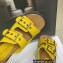 Dior Diorquake Strap Sandals in Calfskin Yellow 2022