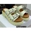 Dior Diorquake Strap Sandals in Calfskin White 2022
