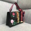 Gucci Embroidered Flower Sylvie Small Shoulder Bag 421882 Black 2018
