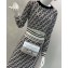 Fendi All-Over FF Motif Leather Mini Baguette Bag Silver 2019 