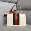 Gucci Embroidered Flower Sylvie Small Shoulder Bag 421882 White 2018