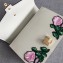Gucci Embroidered Flower Sylvie Small Shoulder Bag 421882 White 2018