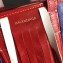 Balenciaga Bazar Shopper XS Fringes Bag Blue/Red 2018
