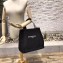 Balenciaga Navy Cabas Cotton Canvas Tote Bag Black 2018
