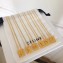 Celine Alphabet Brass Necklace
