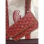 Goyard Logo Print Saint Louis Pertuis Reversible Tote Beach PM/GM Bag Red