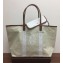 Goyard Logo Print Saint Louis Pertuis Reversible Tote Beach PM/GM Bag White