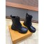 Louis Vuitton Ruby Flat Ankle Boots Calf leather Black 01 2023