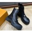 Louis Vuitton Ruby Flat Ankle Boots Calf leather Black 02 2023