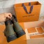 Louis Vuitton Ruby Flat Ankle Boots in Calf leather Green 2023