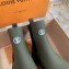 Louis Vuitton Ruby Flat Ankle Boots in Calf leather Green 2023