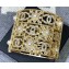 Chanel Metal Glass Pearls & Strass Cuff Bracelet AB1426 2019