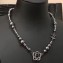 Chanel Pearl Short Necklace A58612 Black 2018