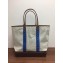 Goyard Logo Print Saint Louis Pertuis Reversible Tote Beach PM/GM Bag Dark Blue
