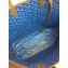 Goyard Logo Print Saint Louis Pertuis Reversible Tote Beach PM/GM Bag Dark Blue
