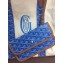 Goyard Logo Print Saint Louis Pertuis Reversible Tote Beach PM/GM Bag Dark Blue