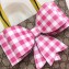Gucci Children's Check Bow GG Tote Bag 501804 Pink 2018