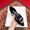 Manolo Blahnik Crystal Satin Flat Shoes Black 2018