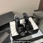 Alexander Wang Heel 10cm Lucienne Mules in Leather Black 2024