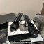 Alexander Wang Heel 10cm Lucienne Mules in Leather Black 2024