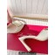 Roger Vivier Heel 8.5cm Trompette Metal Buckle Mules in Leather Patent White 2024