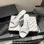 Alexander Wang Heel 6.5cm Lucienne Mules in Leather White 2024