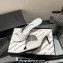 Alexander Wang Heel 6.5cm Lucienne Mules in Leather White 2024