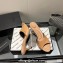 Alexander Wang Heel 6.5cm Lucienne Mules in Leather Brown 2024