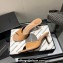 Alexander Wang Heel 6.5cm Lucienne Mules in Leather Brown 2024