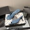 Alexander Wang Heel 6.5cm Lucienne Mules in Denim Blue 2024