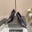 Alexander Wang Heel 10cm delphine ankle strap pumps in leather Black 2024