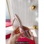 Roger Vivier Heel 8.5cm Trompette Metal Buckle Mules in Leather Pink 2024