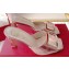 Roger Vivier Heel 8.5cm Trompette Metal Buckle Mules in Leather Pink 2024
