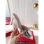Roger Vivier Heel 8.5cm Trompette Metal Buckle Mules in Leather Silver 2024