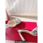 Roger Vivier Heel 8.5cm Trompette Metal Buckle Mules in Leather Silver 2024