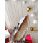 Roger Vivier Heel 8.5cm Mini Très Vivier Strass Buckle Babies Pumps in Leather Silver 2024