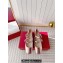 Roger Vivier Heel 3cm Mini Très Vivier Strass Buckle Babies Ballerinas in Leather Pink 2024