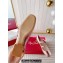 Roger Vivier Heel 3cm Mini Très Vivier Strass Buckle Babies Ballerinas in Leather Pink 2024