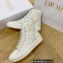 Dior Walk'n'Dior High-Top Sneakers in White Macramé Embroidered Cotton 2022
