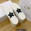 Dior Walk'n'Dior High-Top Sneakers in White Macramé Embroidered Cotton 2022