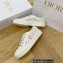 Dior Walk'n'Dior Low-Top Sneakers in White Macramé Embroidered Cotton 2022