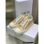 Dior Walk'n'Dior Sneakers in Toile de Jouy Embroidered Cotton Bright Orange 2022