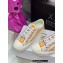 Dior Walk'n'Dior Sneakers in Toile de Jouy Embroidered Cotton Bright Orange 2022