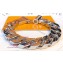 Louis Vuitton Chain Links Patches Bracelet White Gold
