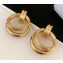 Celine Loop Earrings Gold 2018