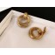 Celine Loop Earrings Gold 2018