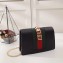 Gucci Sylvie Web Leather Mini Chain Bag 494646 Black 2018