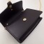 Gucci Sylvie Web Leather Mini Chain Bag 494646 Black 2018